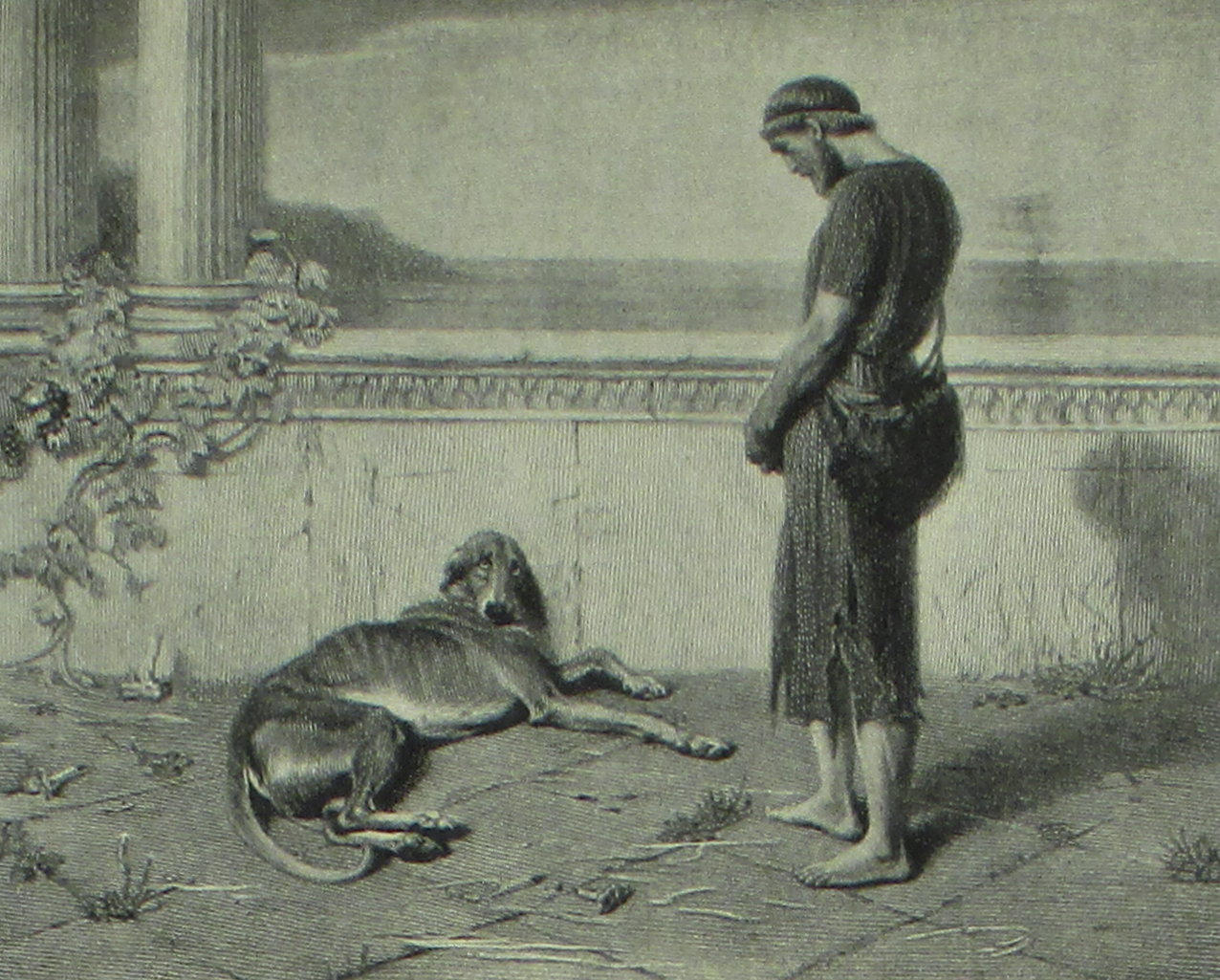 History of Dogs Through the Ages Argos and Odysseus