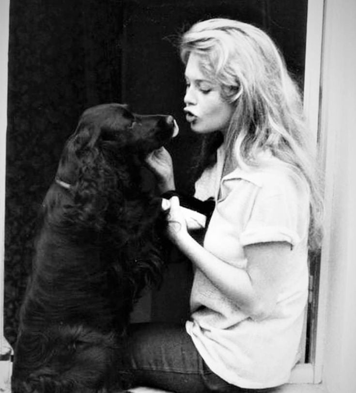 Clown and Brigitte Bardot