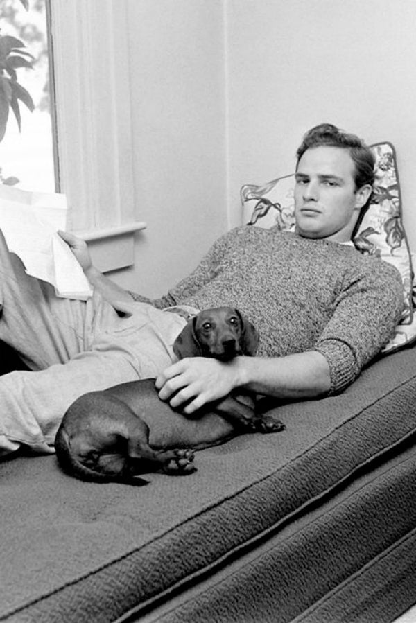 Kurtze Beiner and Marlon Brando