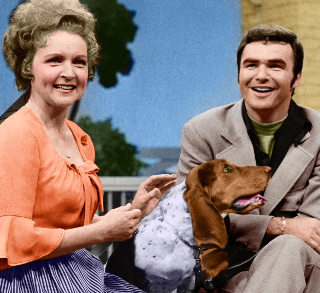 Betty White Burt Reynolds Pet Set