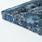 Josie - Blue Floral Block Print Dog Bed