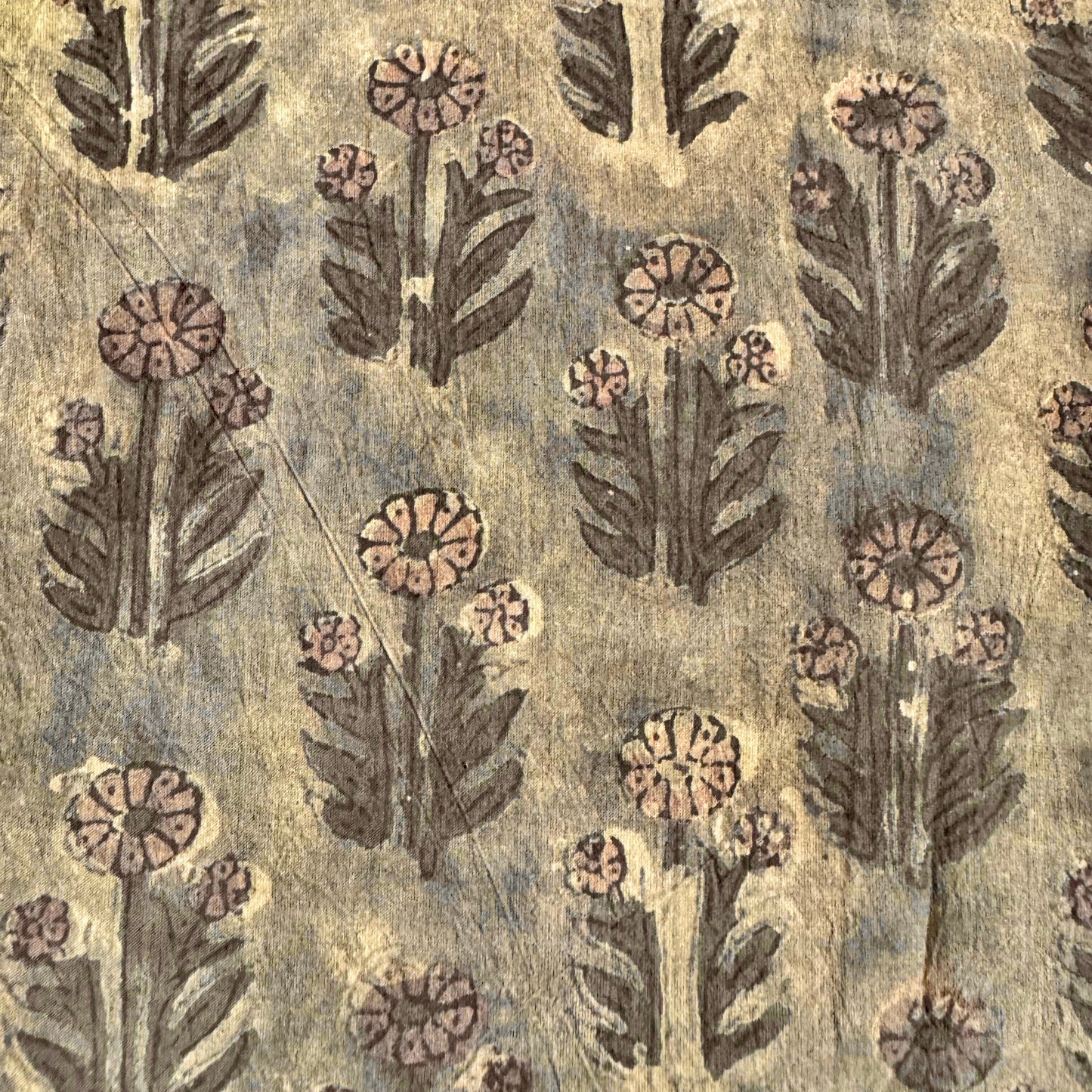 Dolly in Grey - Floral Block Print