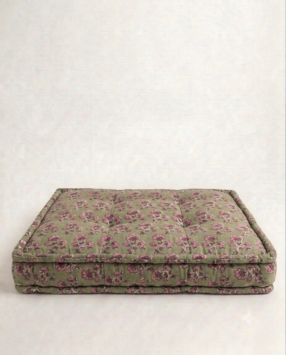 Cole - Gray & Lavender Floral Print