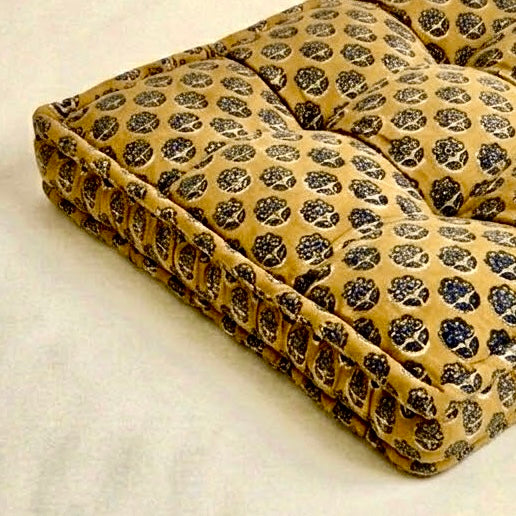 Floyd - Yellow, Blue, and Olive Floral Block Print