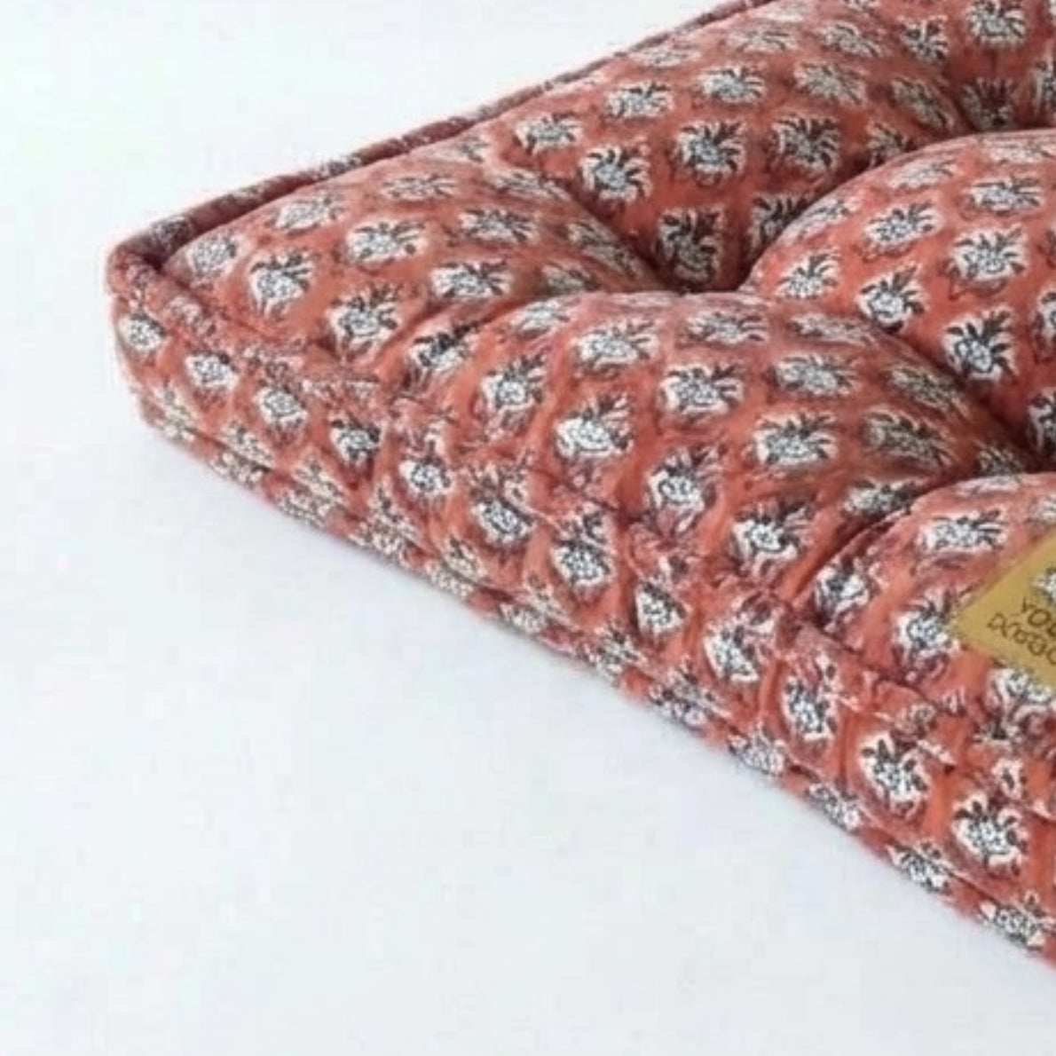 Argos - Red Small Floral Block Print