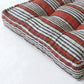 Kirby - Red, Black and White Striped Block Print Dog Bed
