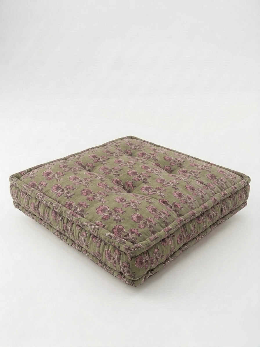 Cole - Gray & Lavender Floral Print