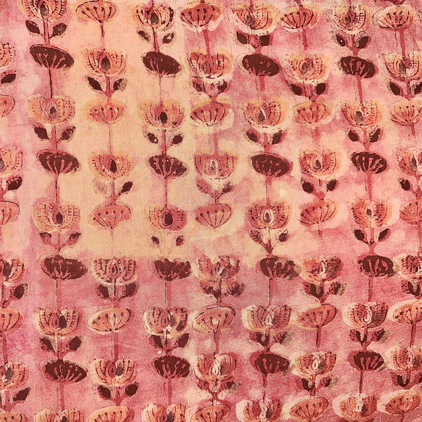 Minnie - Pink Floral Vine Print