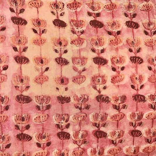 Minnie - Pink Floral Vine Print