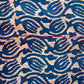 Franny - Blue and burgundy floral vine print