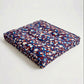Bobby - Blue and burgundy floral camo block print
