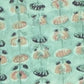 Lala - Mint Green Floral Vine Print