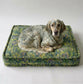 Miss Honey - Green Blurry Block Print