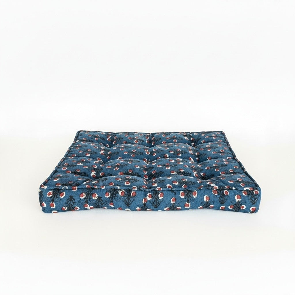 Raja Doggo Luxury Organic Handcrafted Block Print Dog Beds