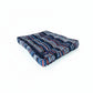 Red white and blue handcrafted organic cotton luxury dog bed made in USA