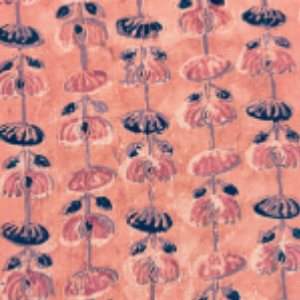 Minnie - Pink Floral Vine Print