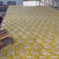 Ludlow - Yellow, Grey & Taupe Rose Block Print